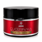 Cosmopharm Eucerinska noćna krema 50 ml, bordo teglica sa crnim poklopcem