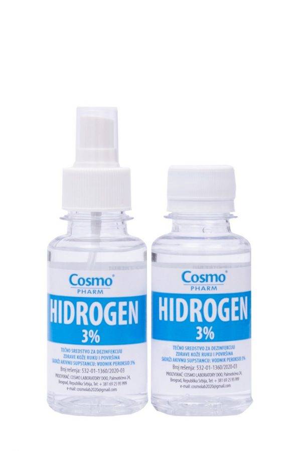 Cosmopharm hidrogen 3% 100ml-plus rasprsivac 100 ml
