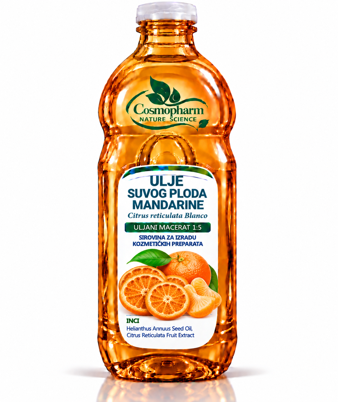 CosmoPharm Ulje suvog ploda mandarine – uljani macerat, kozmetička sirovina