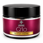 Cosmopharm Q10 nocna krema za lice 50 ml, bordo teglica sa crnim poklopcem